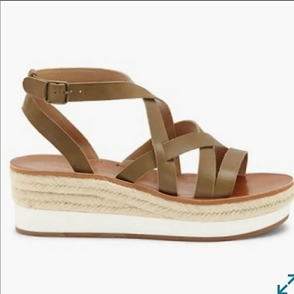 Lucky Brand Jasmei Leather Esapdrille Sandals